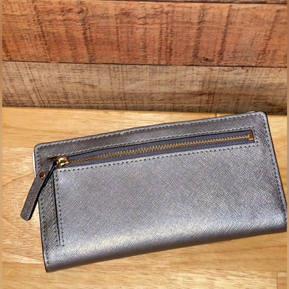 Kate Spade gunmetal silver wallet - Picture 4 of 7